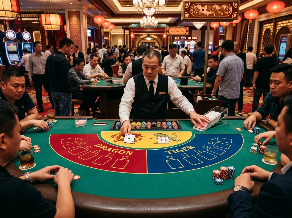 Dragon Tiger at Infinity live dealer casino